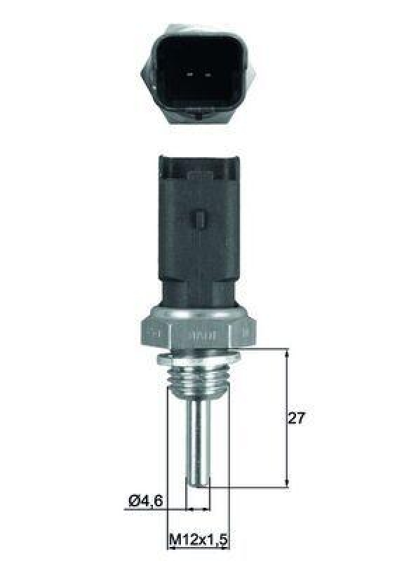 MAHLE Sensor, K&uuml;hlmitteltemperatur BEHR TSE 25