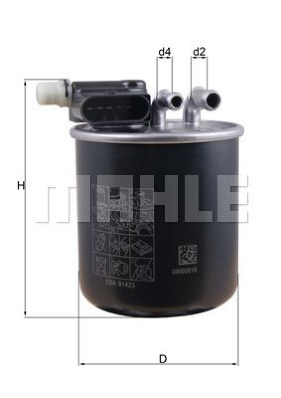 KNECHT Fuel Filter