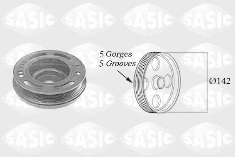 SASIC Belt Pulley, crankshaft