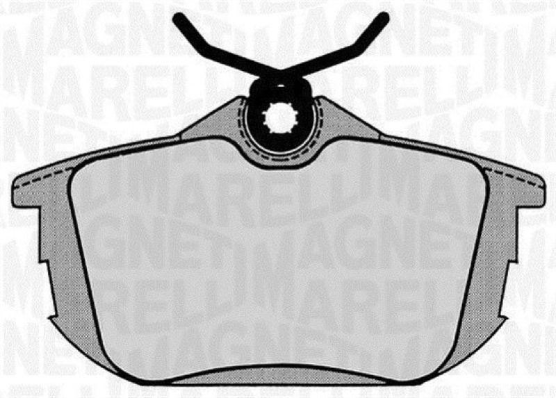 MAGNETI MARELLI Brake Pad Set, disc brake