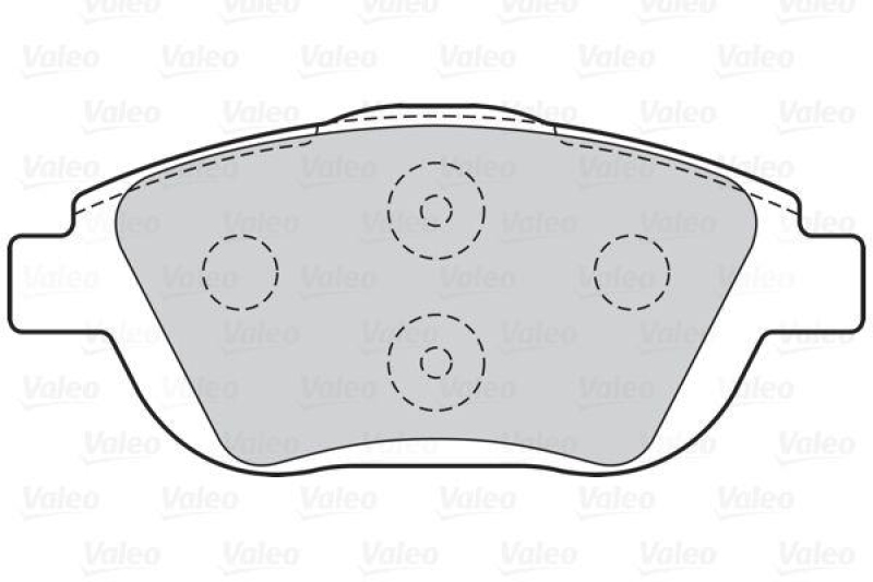 VALEO Bremsbelagsatz, Scheibenbremse ESSENTIAL 302218