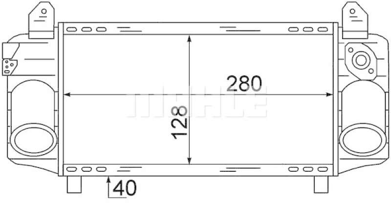 MAHLE Charge Air Cooler BEHR
