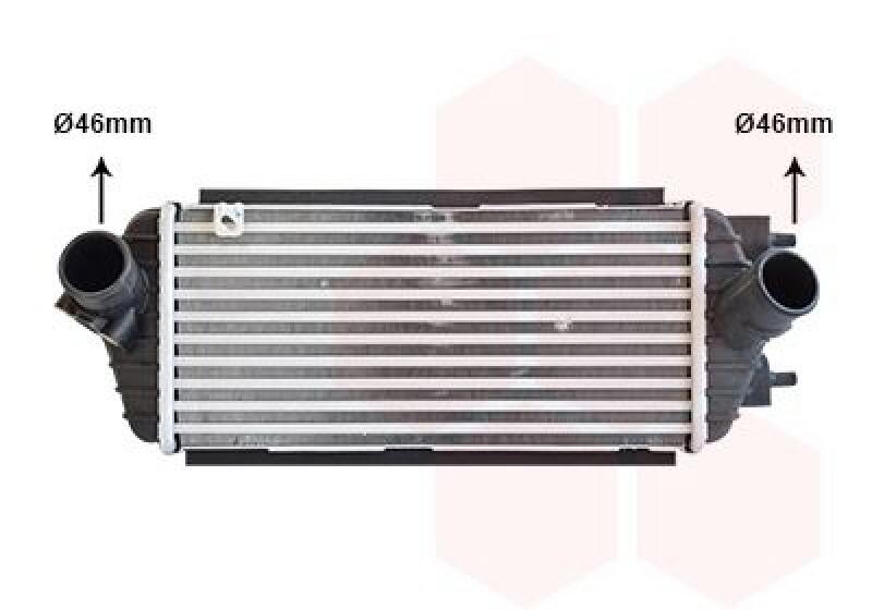 VAN WEZEL Intercooler, charger