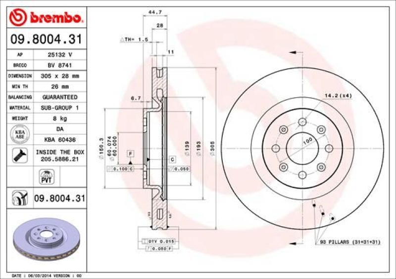 Brembo Bremsscheiben + Brembo Brembeläge