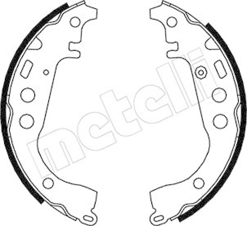 METELLI Bremsbackensatz