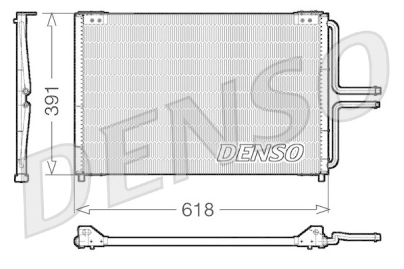 DENSO Kondensator, Klimaanlage DCN23020