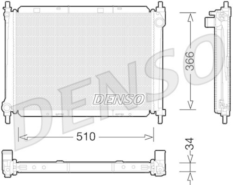 DENSO Radiator, engine cooling