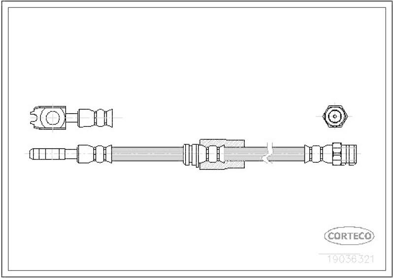 CORTECO Brake Hose