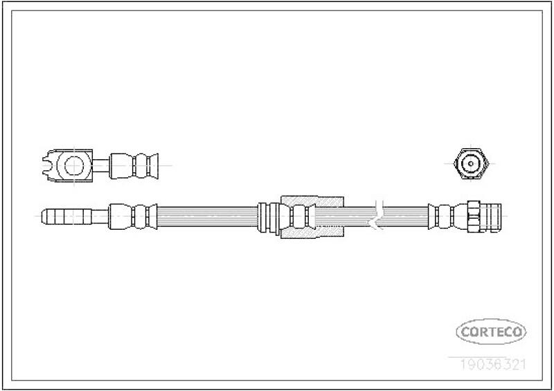 CORTECO Bremsschlauch