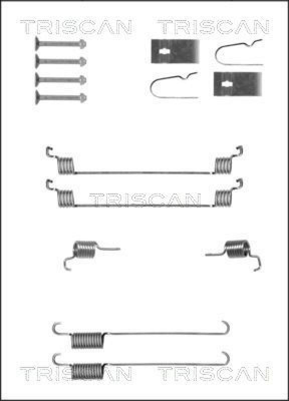 TRISCAN Accessory Kit, brake shoes