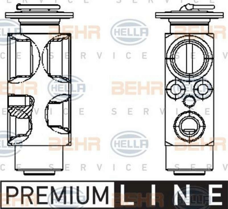 HELLA Expansion Valve, air conditioning BEHR HELLA SERVICE *** PREMIUM LINE ***