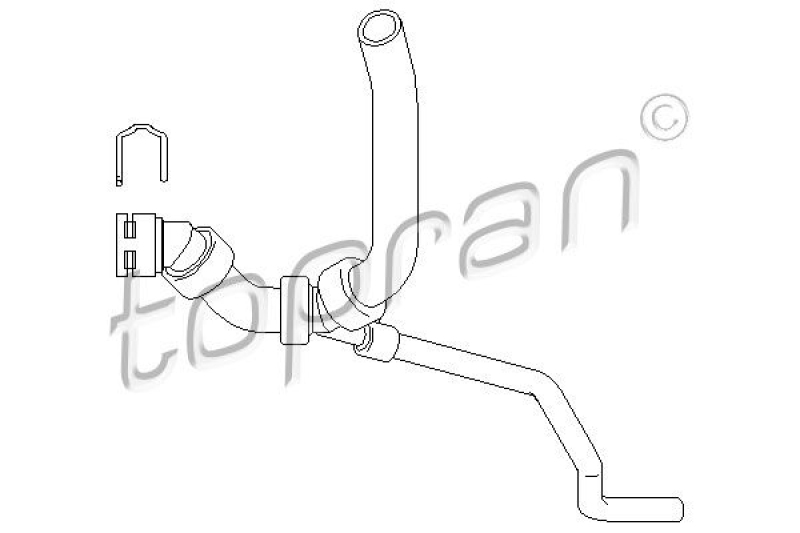 TOPRAN Kühlerschlauch