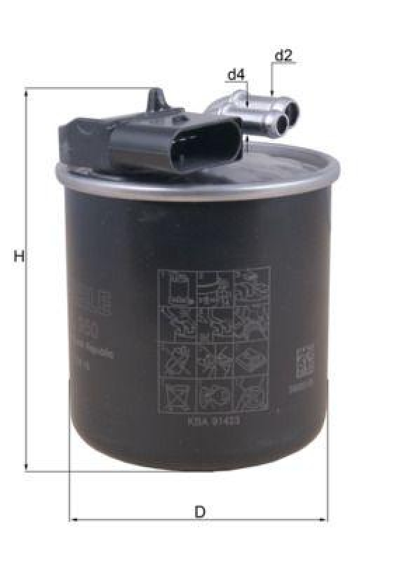 KNECHT Fuel Filter