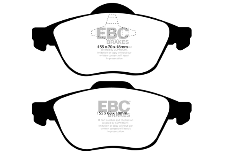 EBC Brakes Bremsbelagsatz, Scheibenbremse