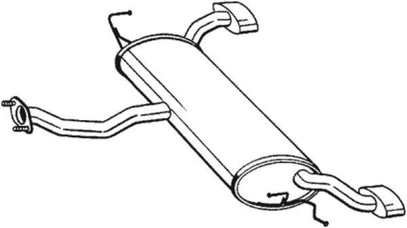 BOSAL Endschalldämpfer