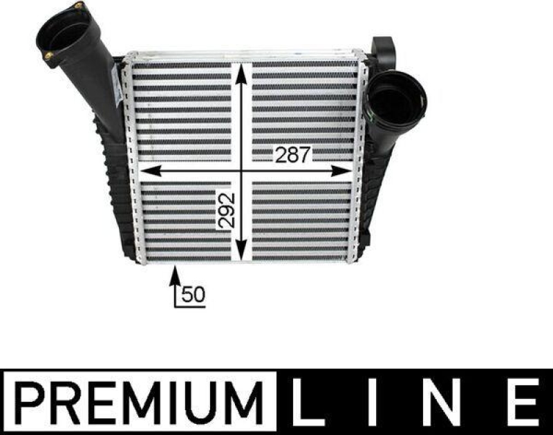 MAHLE Ladeluftkühler BEHR *** PREMIUM LINE ***