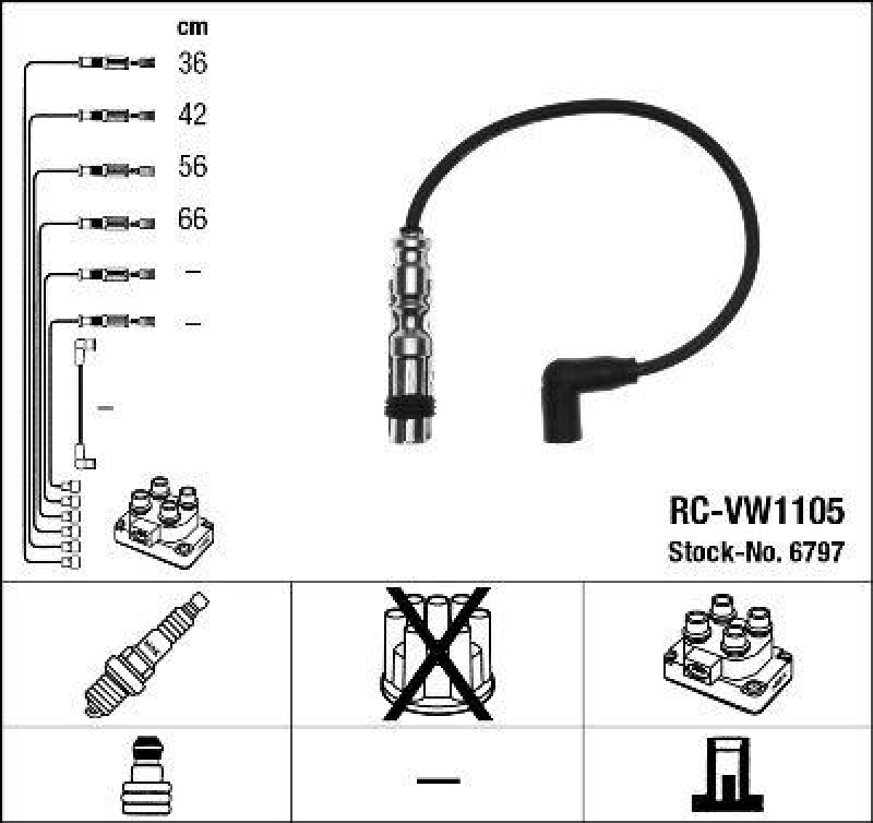 NGK Ignition Cable Kit