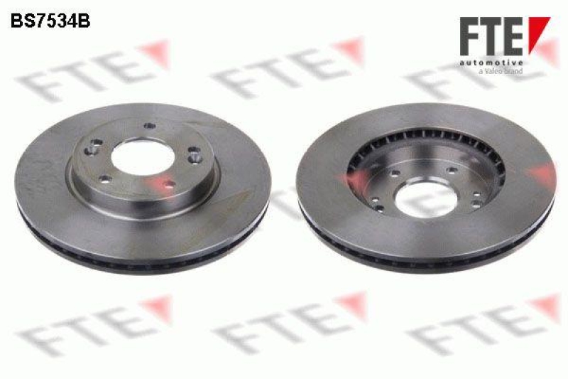 2x FTE Bremsscheibe COATED RANGE 9082051
