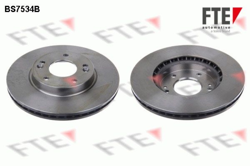 2x FTE Bremsscheibe COATED RANGE