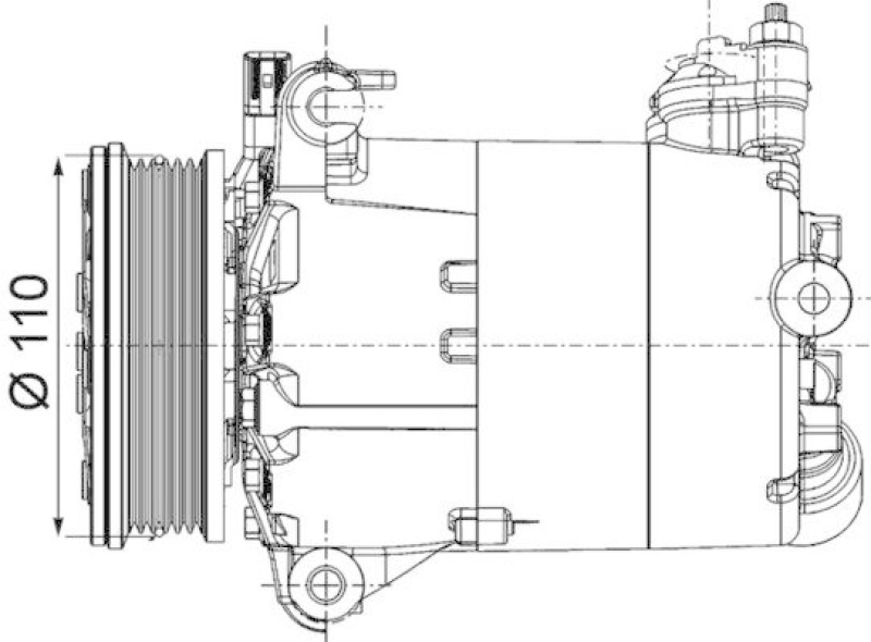 MAHLE Compressor, air conditioning BEHR *** PREMIUM LINE ***