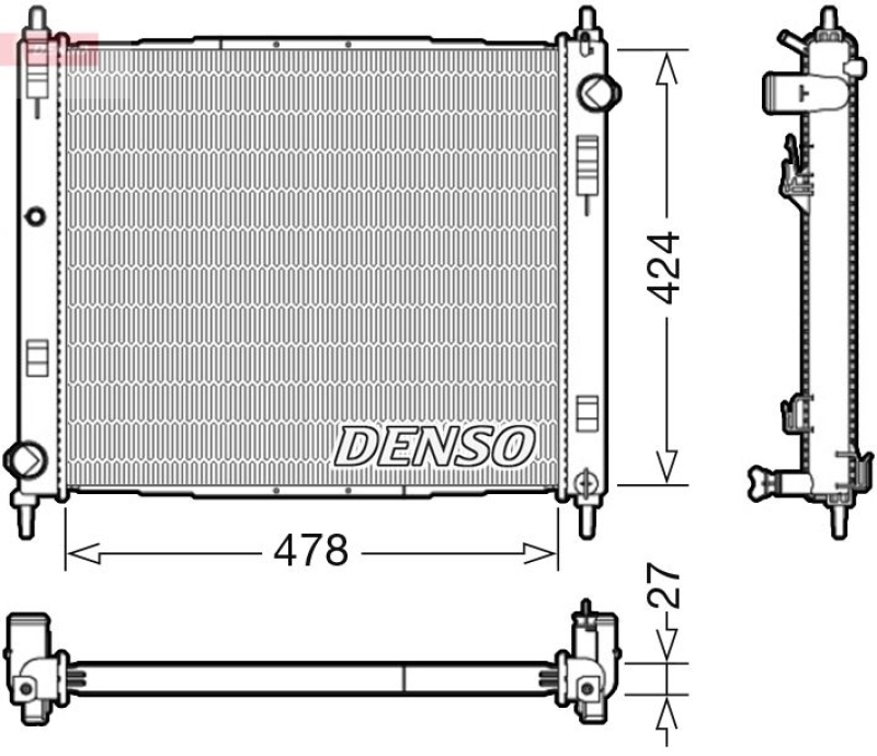 DENSO Radiator, engine cooling