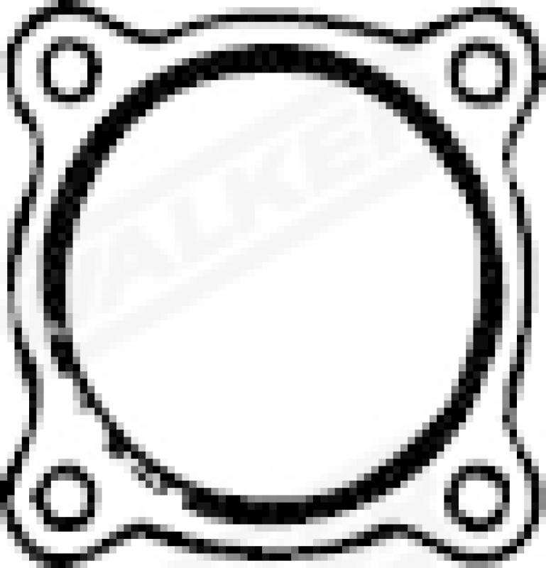 WALKER Gasket, exhaust pipe