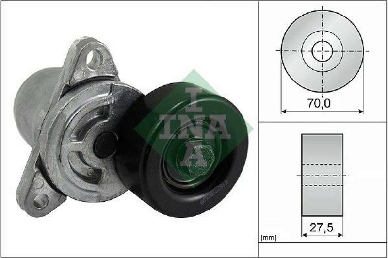 INA Tensioner Lever, v-ribbed belt