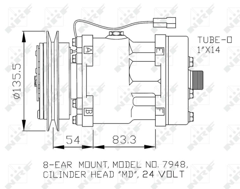 NRF Compressor, air conditioning