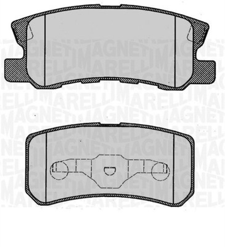 MAGNETI MARELLI Bremsbelagsatz, Scheibenbremse