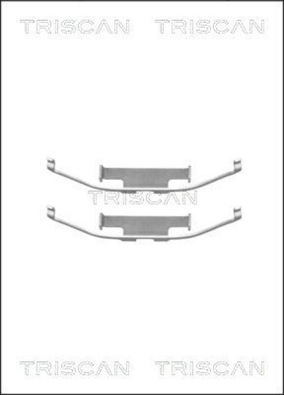TRISCAN Accessory Kit, disc brake pad