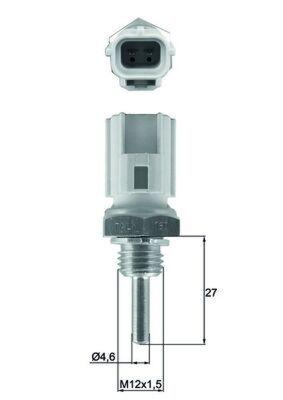 MAHLE Sensor, coolant temperature BEHR