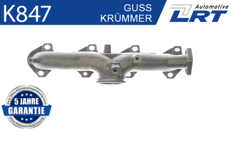 LRT Krümmer, Abgasanlage