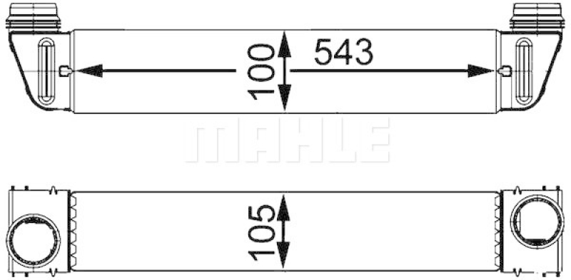 MAHLE Ladeluftkühler BEHR