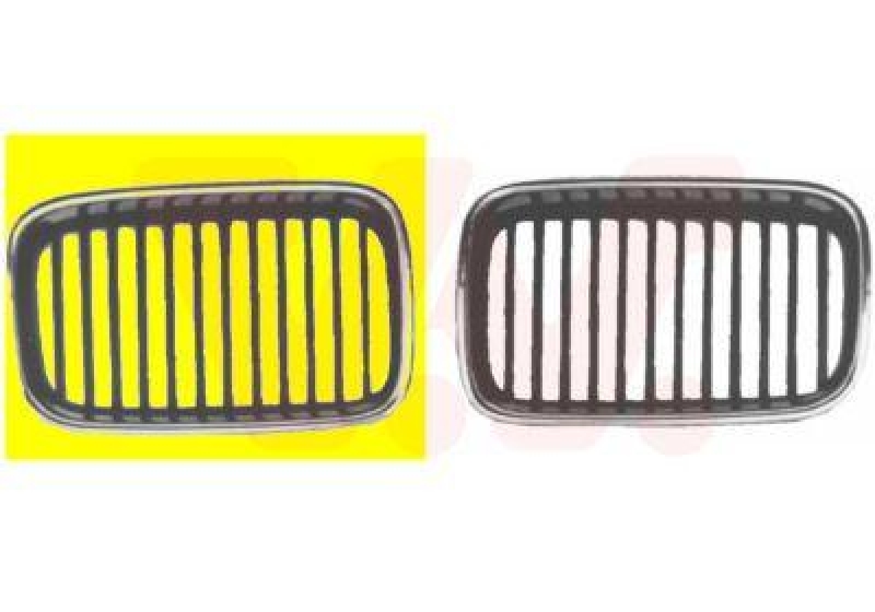 VAN WEZEL Radiator Grille ** Equipart **