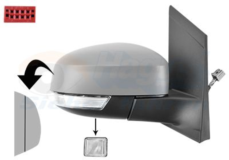 VAN WEZEL Außenspiegel * HAGUS *