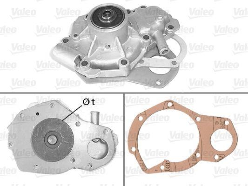 VALEO Wasserpumpe, Motork&uuml;hlung 506076