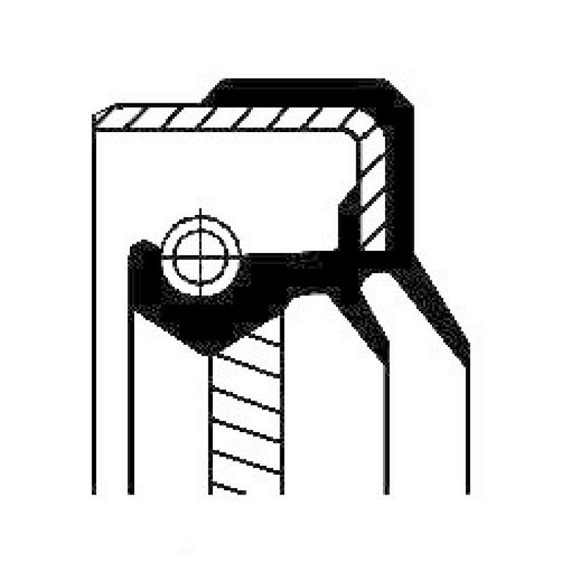 CORTECO Wellendichtring, Differential