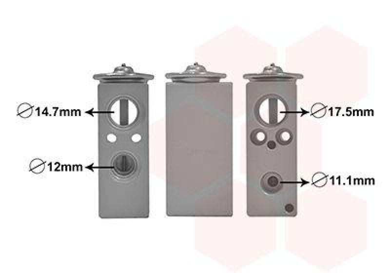 VAN WEZEL Expansion Valve, air conditioning
