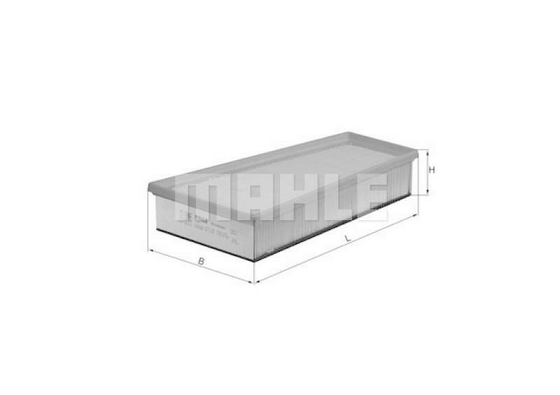 MAHLE ORIGINAL Luftfilter LX 1283