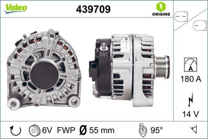 VALEO Generator VALEO ORIGINS NEW OE TECHNOLOGIE