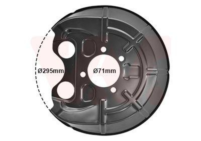 VAN WEZEL Splash Panel, brake disc