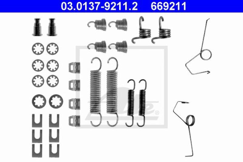 ATE Accessory Kit, brake shoes