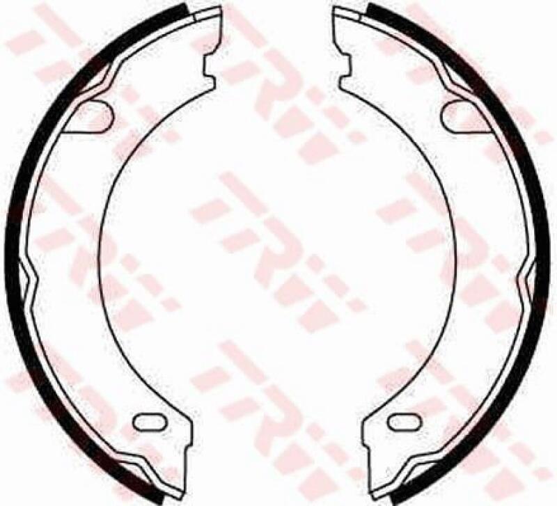 TRW Brake Shoe Set, parking brake
