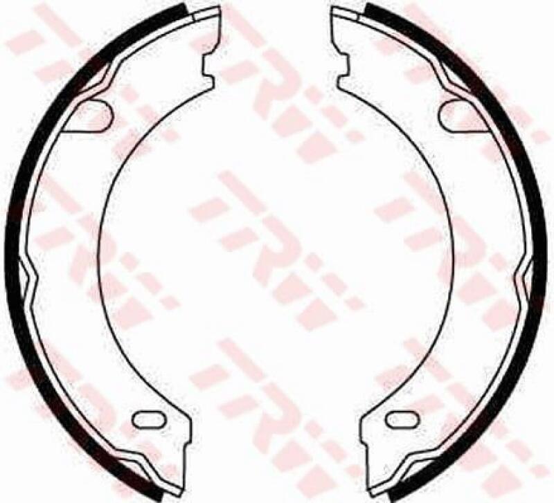 TRW Brake Shoe Set, parking brake