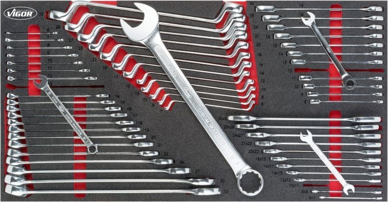 VIGOR Spanner Set, ring / open ended