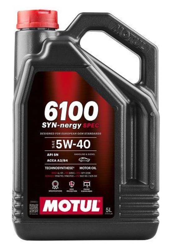 MOTUL Motor&ouml;l 6100 SYN-NERGY SPEC 5W-40