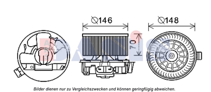 AKS DASIS Innenraumgebläse