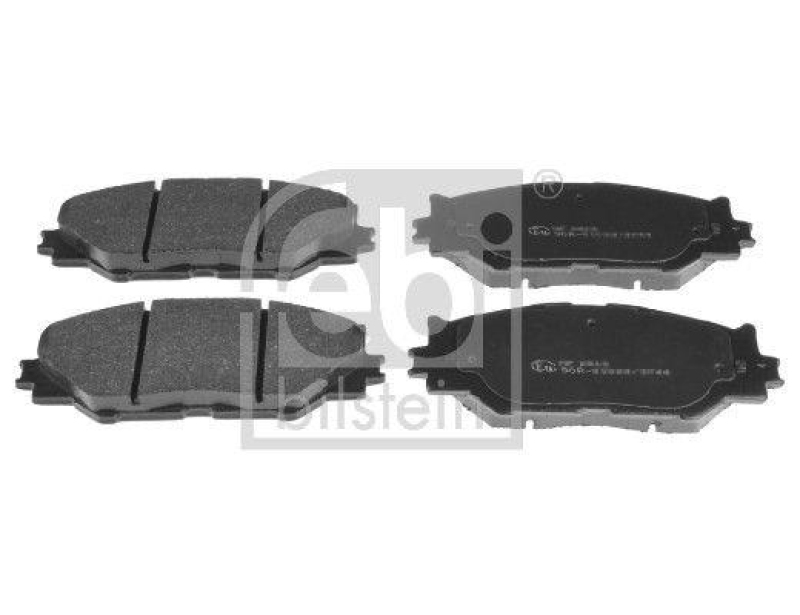 FEBI BILSTEIN Bremsbelagsatz, Scheibenbremse 116369