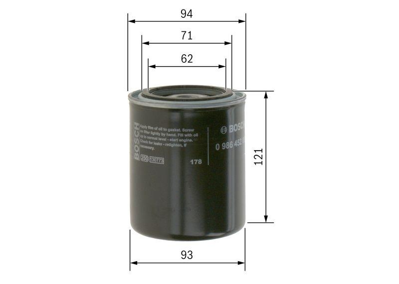 BOSCH Ölfilter