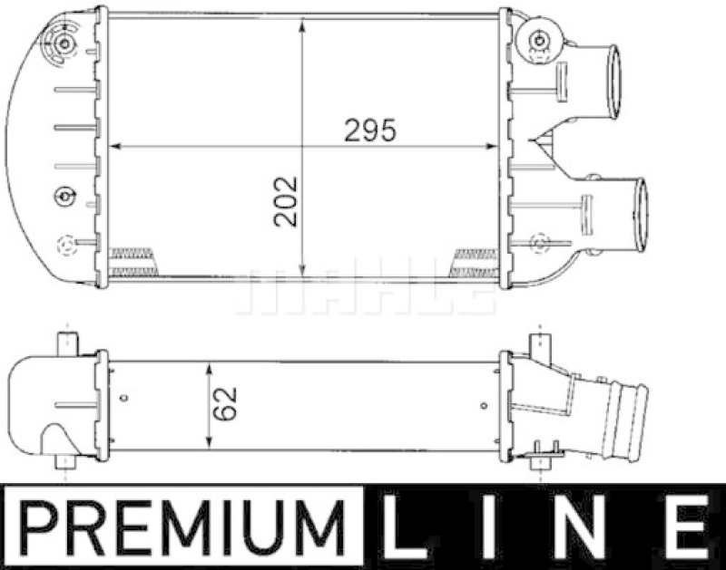 MAHLE Ladeluftk&uuml;hler BEHR *** PREMIUM LINE *** CI 341 000P